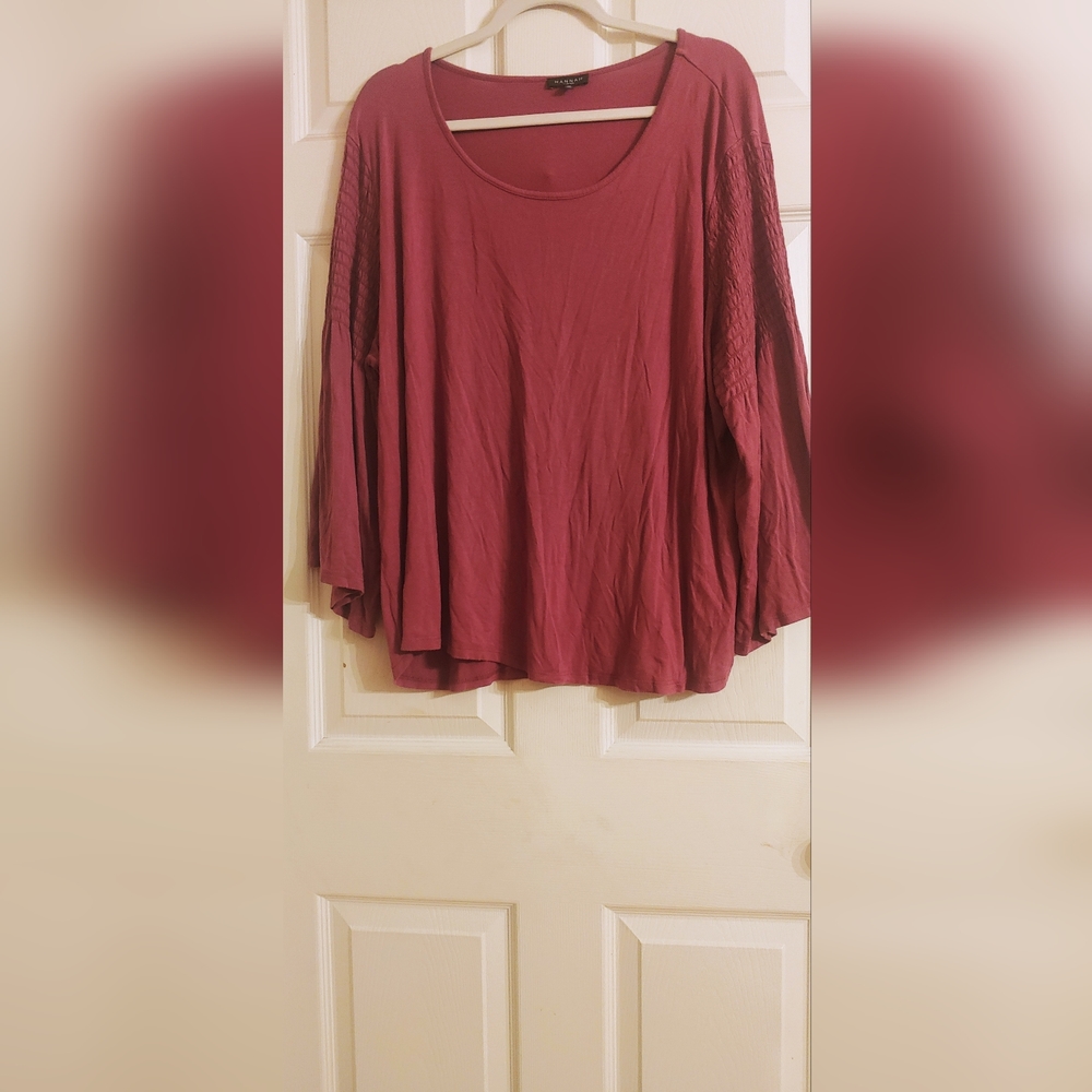 Hannah Plus Size Long Sleeve Shirt